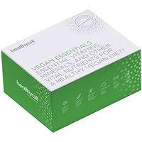 Vegan Liquid Gel Multivitamin - Healthycell Vegan Essentials | Omega 3, B12, D3, Biotin, Iron | Supports Hair, Skin, Nails, Energy | Vegetarian (30-Day Supply)