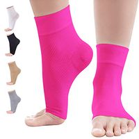 Kemford Ankle Compression Sleeve - Foot Brace for Arch Support - Heel Pain Relief for Women & Men