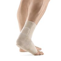 Bauerfeind - AchilloTrain - Achilles Tendon Support - Breathable Knit Ankle Brace for Targeted Relief of Achilles Tendon Without Limiting Mobility - Right Foot - Size 4 - Color Nature