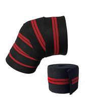 Sports Compression Wrap by Phyya Rehab - Professional Rehab Knee Compression Support - Shin Splints Sleeve/Wrap - Adjustable - One Size Fits All - Weightifting - Running - Squats - Sports