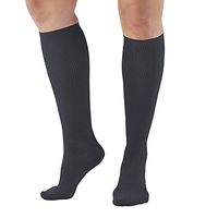 Ames Walker AW Style 1101 Moderate 15 20mmHg Maternity Knee Socks Black XLarge