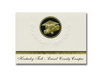 Signature Announcements Kentucky Tech - Laurel County Campus (London, KY) Graduation Announcements, Presidential Basic Pack 25 Cap & Diploma Seal. Black & Gold.