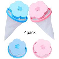 Floating Pet Fur Catcher Reusable Hair Remover Tool for Washing Machine, Reusable Floating Lint Mesh Bag Hair Catcher Washing Machine Filter Net Pouch