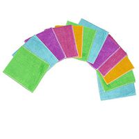 GigaMax(TM) 12pcs/set Environmental Bamboo Fiber Cleaning Cloth Kitchen Washing Dishes Cloth Wipping/Cleaning Rags