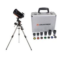 Celestron Advanced VX 9.25" Schmidt-Cassegrain Telescope - with Deluxe Accessory Kit (5 Plossl Eyepieces, 1.25" Barlow Lens, 1.25" Filter Set, Accessory Carry Case