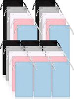 25 Pieces Microfiber Case Pouch Bag Glasses Sunglasses Case Soft Pouch with Eyeglass Cleaning Cloth (Multicolor 2)