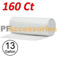 Generic 160 Strong 13 Gallon Commercial Kitchen Trash Bag 13 Gal Garbage Bag Yard Clear