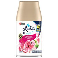Glade Automatic Spray Refill, Air Freshener for Home and Bathroom, Blooming Peony & Cherry, 6.2 Oz, Pack of 1