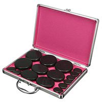 N.NIU Back Massager,Body Massager,16Pcs/Set Hot Stone Massage Set Heater Box Relieve Stress Back Pain Health Care Acupressure Lava Basalt Stones for Healthcare