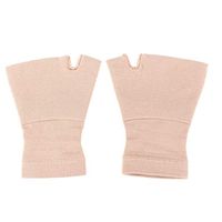 SUPVOX Compression Arthritis Gloves Fitness Gym Gloves Workout Gloves for Carpal Tunnel Computer Sports Cycling (Skin Color) Size XL