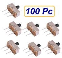 SUKRAGRAHA SPDT PCB Panel Mini Vertical Slide Switch 2 Position 3 Pin 1P2T 8 x 3 mm 100 pc