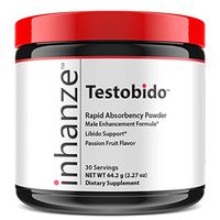 Test Booster Testobido™ | Testosterone Supplement for Men | for Male Performance, Hormones, Energy, Vitality, Drive | Natural Fast Acting Powder Formula | 22 Ingredients | 30 Servings | by NuHerbal