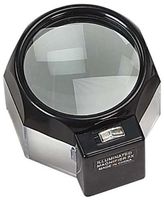 Hawk MG935L 3-1/2-Inch 5X Magnifier with Illuminated Dome