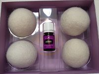 Young Living Premium Dryer Balls and Lavender Essential Oil [ 1 - 5ml bottle] Kit