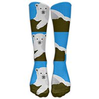 Elephant AN Novelty Polar Bear Casual Premium Quality Calf Long Socks Athletic Crew Socks