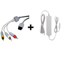 Wii AV cable and Wii Power Supply