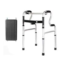 Lqdpdd Elderly People Standard Walker Adjustable Height Handicap Walking for Seniors Adult Walking Frame Lightweight Walking Frame Detachable Wheel,C