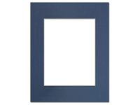 PA Framing, Photo Mat Board, 16 x 20 inches Frame for 11 x 14 inches Photo Art Size - Cream Core/Bay Blue