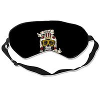 Rebel Forever Sleep Eye Mask for Sleeping Contoured Eyemask Silk Best Night Blinder Eyeshade for Men Women Kids