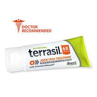 Jock Itch Treatment MAX - 6X Faster Than Leading Brands Dr. Recommended 100% Guaranteed All Natural Antifungal Ointment Treats Tinea Cruris Relieves Itch Irritation by Terrasil® 50 Grams
