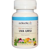 Eclectic Institute Uva Ursi, 350 mg, 90 Non-GMO Veggie Caps