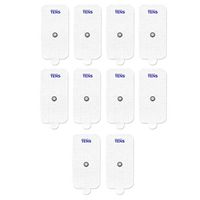 TENS Electrodes, Premium Quality XL Replacement Pads for TENS Units, 5 Pairs of Snap TENS Unit Electrodes (10 TENS Unit Pads), 2 inch x 4 inch, Discount TENS Brand