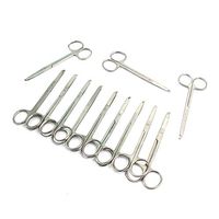 LAJA IMPORTS 12 PCS/Pack Premium Grade LITTAUER Spencer Stitch Scissors 4.5" Straight Dental Veterinary Instruments