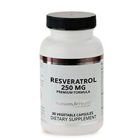 Resveratrol 250mg - 30 Vegetable Capsules – Nutrients for Health by WT Rawleigh