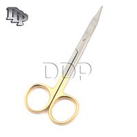 DDP GUM SCISSORS GOLDMAN-SPECIAL FOX 12.5CM CURVED T/C SUPER CUT