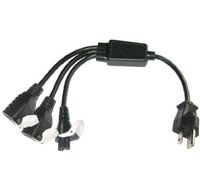 Conntek 05365 1 to 3 Power Splitter and IEC C5 laptop Connection, with Snap Pop