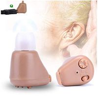 Jaxbo Hearing Amplifier Super Mini, Hearing Aids for Adult, Seniors, Children, Men and Women Fit Left/Right Ears-Rechargeable USB