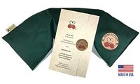 KOYA Naturals Neck Heating Pad Microwavable - Cherry Pit/Stone/Seed Pillow Heat Pack for Neck, Muscles, Joints, Stomach Pain, Menstrual Cramps - Warm Compress Wrap - Moist Heat Therapy (Dark Green)