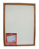 Dooley Boards Oak Framed Dry Erase Board, 17 x 23 Inch, Brown (1824MBO)