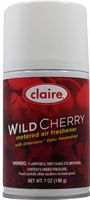 Claire C-107 7 Oz. Wild Cherry Metered Air Freshener Aerosol Can (Case of 12)