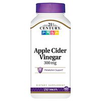 21st Century Apple Cider Vinegar 300mg Tablets, 250 Count (Pack of 2)