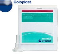 50 -Pack Condom Catheter Adhesive 28mm Freedom Clear Advantage Aloe Vera, Item #6200