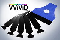 Blue Hand Applicator Squeegee With 5x Removeable Felt Tips