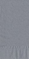 200 Silver Dinner / Hand Towel Napkins Plain Solid Colors