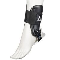 Active Ankle T2 Ankle Brace, Rigid Ankle Stabilizer for Protection & Sprain Support for Volleyball, Cheerleading, Ankle Compression Braces for Men & Women, Black, Large