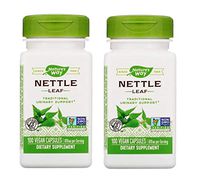 Nature's Way Nettle Leaf 870 Milligrams for Traditional Urinary Support as a Dietary Supplement (100 Vegan Capsules) Pack of 2