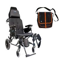 Karman MVP502TP 20" X 18" seat Lightweight Ergonomic Reclining Transport Wheelchair | Free Black Wheelcair Seat Belt!!