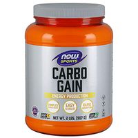 NOW Sports Nutrition, Carbo Gain Powder (Maltodextrin), Rapid Absorption, Energy Production, 2-Pound