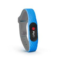 MyID Hive Medical ID - Store Medical Information for Free - Super Comfortable Silicone Material - Perfect for Those with Diabetes, Autism, Etc - Fits Kids & Adults - Black Pod (Blue S/M)