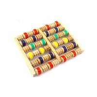 Massage Ball Six Row Foot Sole Massager, Wooden Roller, Sole Massager Two Pieces.