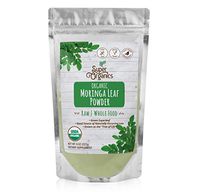 Super Organics Moringa Leaf Powder | Organic Superfood Powder | Raw Superfoods | Whole Food Supplement | Good Source of Iron – Vegan, Non-GMO & Gluten-Free, 8 oz