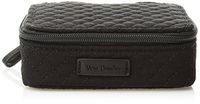 Vera Bradley Women's Microfiber Travel Pill Case, Classic Black, One Size