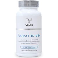 FloraThrive+ Premium Multi Strain Probiotic Supplement with Digestive Enzymes - 30 Billion CFU, 7 Dairy Free Non-Histamine Producing Strains of Good Bacteria for Women & Men - 60 Capsules