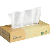 Georgia Pacific 48100 Facial Tissue, Flat Box, 100 Sheets/Box, 30 Boxes/Carton