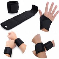 SiamsShop 1 Pair Adjustable Wristband Compression Wrist Brace Strap Wrap Bandage Gym Arthritis Support