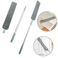 Iceyyyy Retractable Gap Dust Cleaning Brush - Long Handle Gap Dust Cleaning Artifact Tools, Washable Telescopic Dust Collector for Cleaning Bed Sofa Furniture Bottom Gap